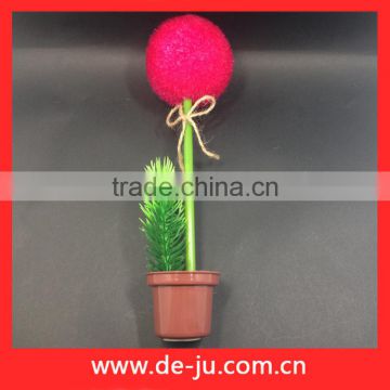 Ball Flower Tree Cheap Custom Plastic Pen