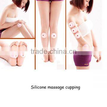 Traditional Chinese Silicone Massage Cupping / Vacuum Massage Silicone Cups