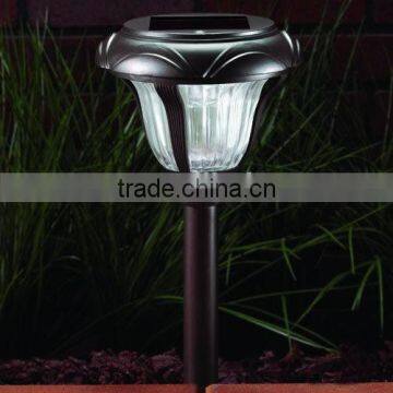 4-PC (PDQ) EMBOSSED FRAME Diecast Aluminum Solar Path Light photo-2
