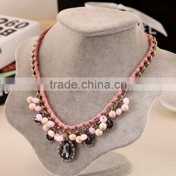 Last Fashion Jewelry for Laddy,crystal Chain Necklace photo-2