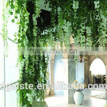 Deluxe Silk Wisteria Hanging Vine Fake Flower Ornament photo-3
