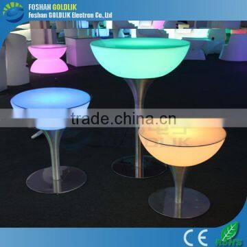 WIFI Control Bar Furniture Decking Plastic Glowing Bar Table