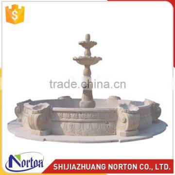 Norton factory water marble fountain for garden decoration NTMF-014LI