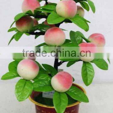 artificial MiNi peach tree bonsai real touch for indoor & outdoor decoration