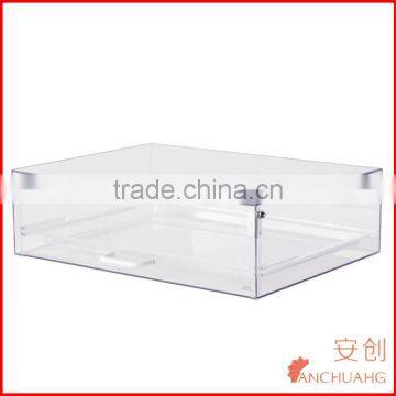 Stackable Square Acrylic Display Case With Front Door Bakery Showcase photo-3