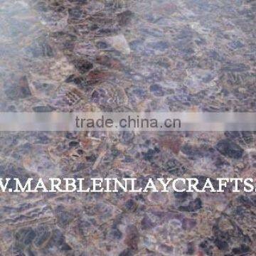 Amethyst Semi Precious Flooring Slab