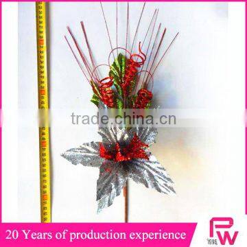 Christmas Wall Hanging Decorations Glitter Twigs Christmas Flowers for Christmas Market photo-6