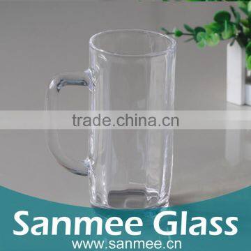 Factory Supply Clear Glass Beer Mugs Glass Cup Beer Glass for Bar