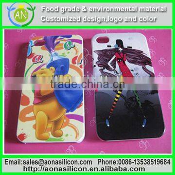 Cartoon Printable Soft Silicone Rubber Case Cover For Mobile Phone