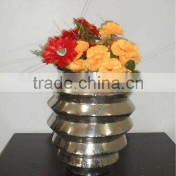 Flower Vase for Home Decoration Nickle Plated