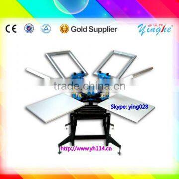 yinghe CE approved resistor round silk screen printing machine for cap