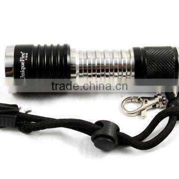 UniqueFire Cree xm-l u2 Adjustable Zoom Convex Light Led Flashlight Waterproof dimmer switch