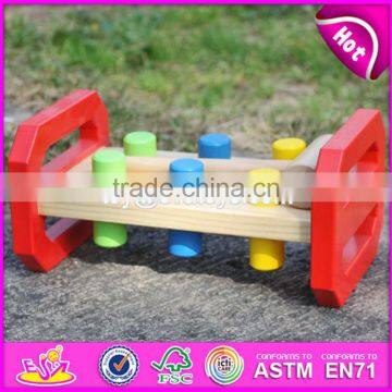 2017 New Design Baby Funny Toy Wooden Pound a Peg W11G036 photo-6