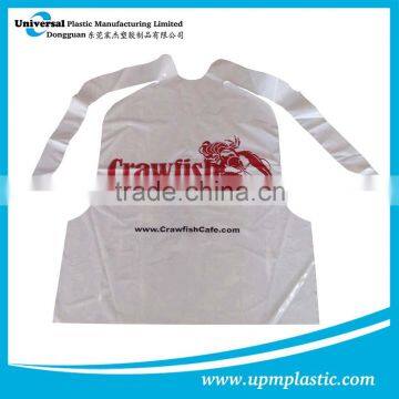 One time use disposable restaurant plastic adult bibs