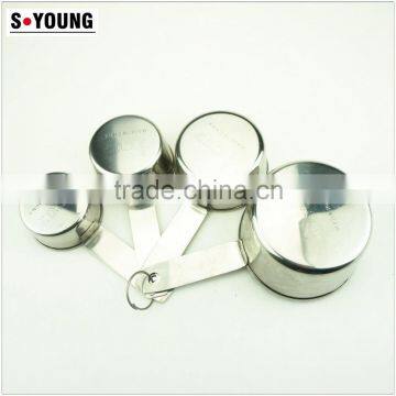 42137 4pcs Stainless Steel Nesting Measuring Cups and Spoons Set photo-2