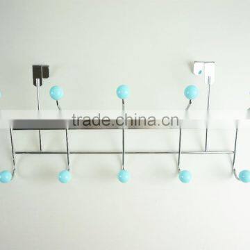 43018 Muticolored Bead Home Storage Decoration Coat&Hat Rack With 10 Door Hooks photo-3