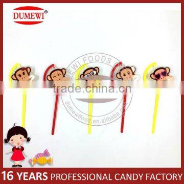 New Item Fruit Monkey Pressed Candy Tablet Candy with Toy