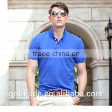 2016 New Design Turndown Collar Anti-UV Quick Dry Shirt Plain Color Man Polo T-shirt photo-4