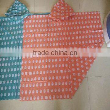 Environmental Friendly Custom Printed EVA Rain Poncho photo-2