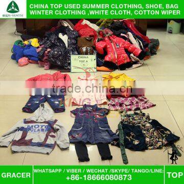 China Top Gracer Cheap Sell Children Wear Unsorted Winter Used Clothes Bales photo-2