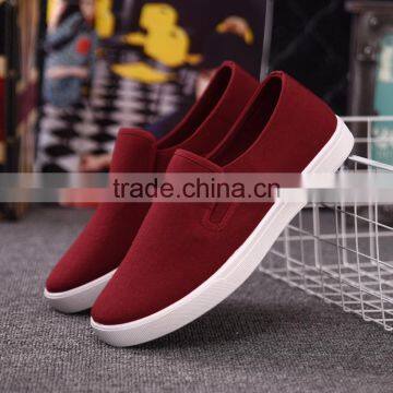 Fashion Design Latest New Model Slip-on Canvas Men Shoes