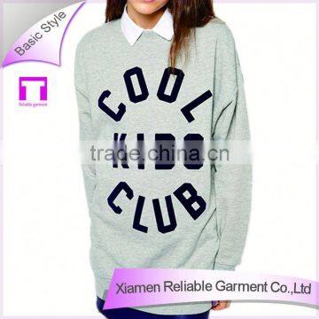 Chinese Advertising Long Sleeve Elongated Hoodies