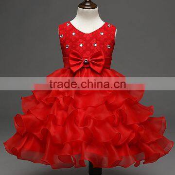 C47#wholesale Children Baby Girls Wedding Dress Unique Baby Girl Names Images photo-2