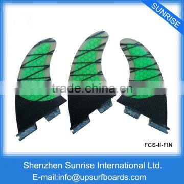 FCS II G5 Fins Orange Honeycomb Fiber Fin FCS 2 Fins in Surfing photo-5