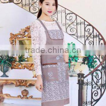 Factory Direct Double Thick Waterproof Coat and Anti-oil Kitchen Princess Apron Custom Gift Advertising photo-6