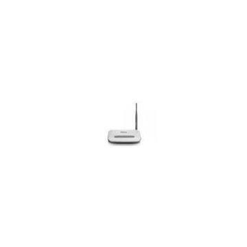 White Wireless ADSL2 Modem Router 64bit WEP Encryption Security