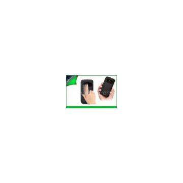 Popular Black Samsung Leather Phone Cases For Galaxy S4 I9500 With Hot Stamp Logo