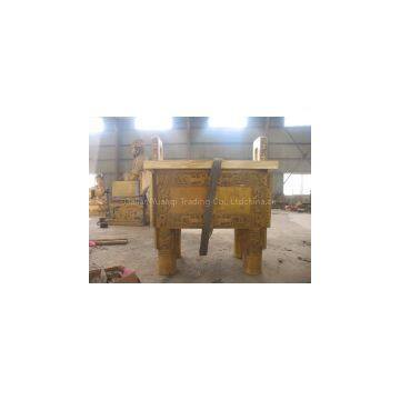 Antique Chinese Bronze Ding Sculpture photo-3