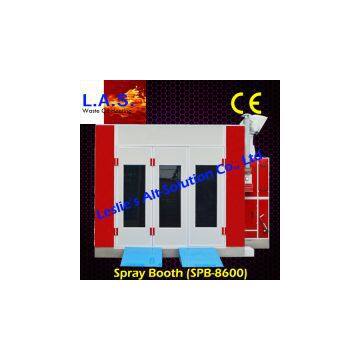 Truck paint spraying booth