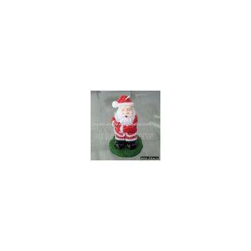 Santa Claus craft candle