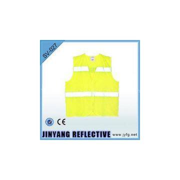 100% Polyester Vest With Reflective Tape 5cm Width