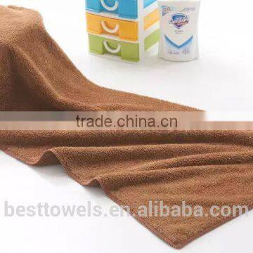 China Supplier Solid Color Coral Velvet Bath Towel photo-4