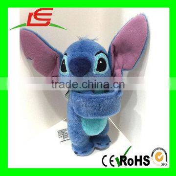 Dissney Parks Snuggle Snappers Stitch Plush Doll Slap Bracelet Toy