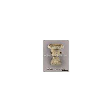 polyresin craft,resin garden vase,polystone flower planter