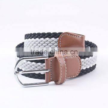 China supplier new design braided elastic webbing belt