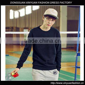 Wholesale Crewneck Sweatshirt Mens Custom Pullover Embroidered Design Sweatshirt For Men