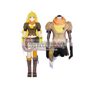 Yang Xiao Long Yellow RWBY Cosplay Costume Custom Made For Halloween Carnival Party