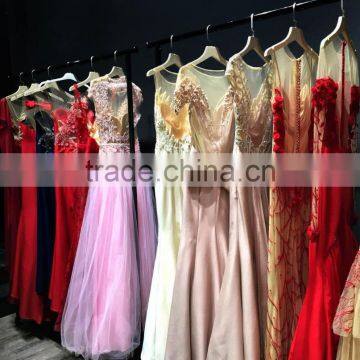 New Style Taffeta Red Ruffled Fancy Dress AS030 photo-5