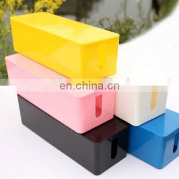 colorful PS plastic dust-proof cable box