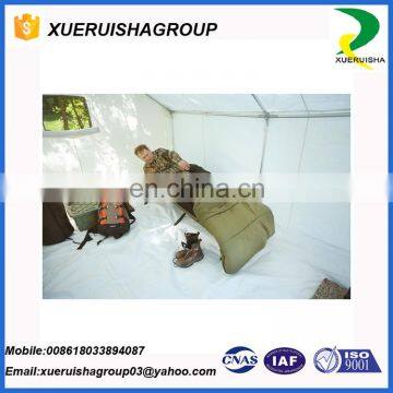 Super Light Cotton Envelope Style Hooded Sleeping Bag for Hiking photo-2