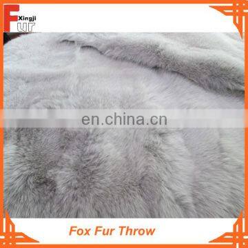 Luxurious Whole Skin Fox Fur Blanket