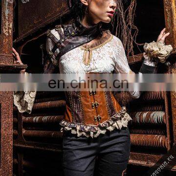 Steampunk Style Accessory Garment - Choker With an Armband and Removable Wristband photo-5