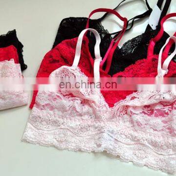 2015 new arrival girls lace soft bra set,young girl bra set