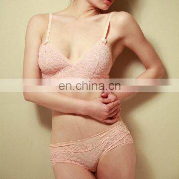 Wireless Bra Ultra-thin Lace Fabric Bra photo-2