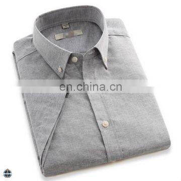 T-MSS524 China Cheap Wholesale Floded Sleeved Light Color Men Shirt