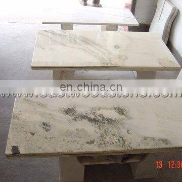 white marble dining table marble in square design